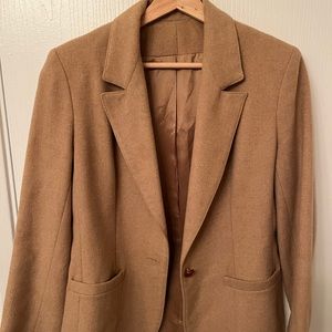 100% Camel Hair women’s jacket, size Small